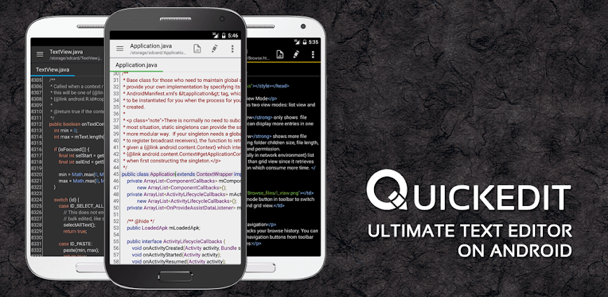 QuickEdit Premium Mod APK Screenshot